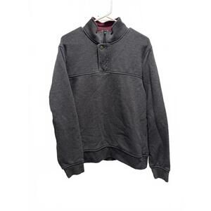 Orvis Men's Medium Gray Quarter-Zip Pullover Sweatshirt